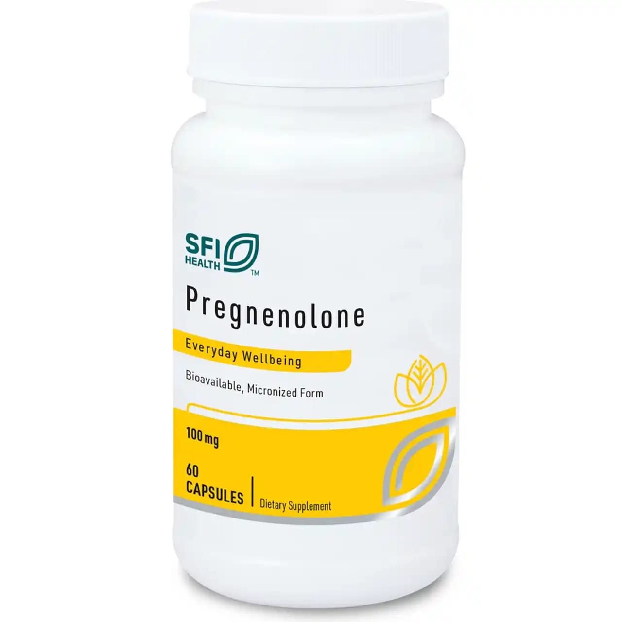 Klaire Labs Pregnenolon 100 mg – 60 kapsułek