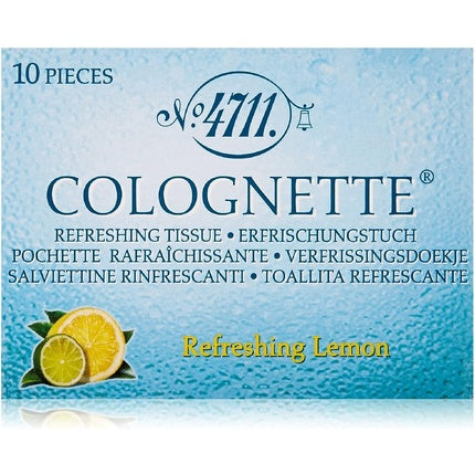 4711 Lemon Colognette Refreshing Tissue Box Of 10