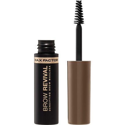 Max Factor Brow Revival Densifying Eyebrow Gel With Oils and Fibres 4.5g Black Brown