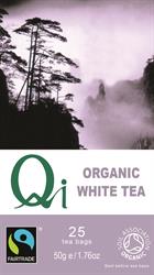 Organic Fair Trade White Tea 50g / 25 Tea bags, Qi