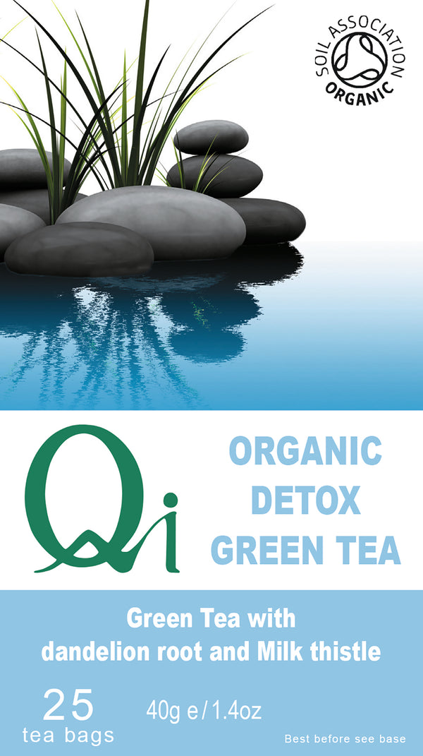 QI Bio -Detox -Grün Tee 40G/25 Teebeutel