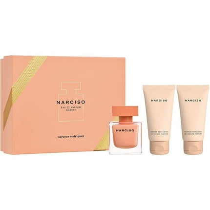 Narciso Rodriguez Narciso Ambree Set: Eau De Parfum Spray 50ml, Body Lotion 50ml & Shower Gel 50ml