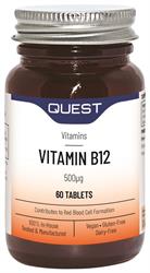 Vitamin B12 500mcg 60 Tablets, Quest