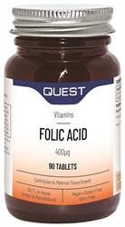 Folic Acid 400mcg 90 Tablets, Quest