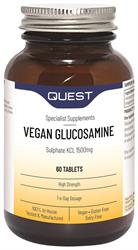 VEGAN GLUCOSAMINE SULPHATE KCI 1500mg, Quest