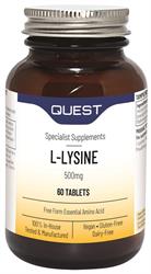 L-LYSINE 500mg 60 Tabs, Quest