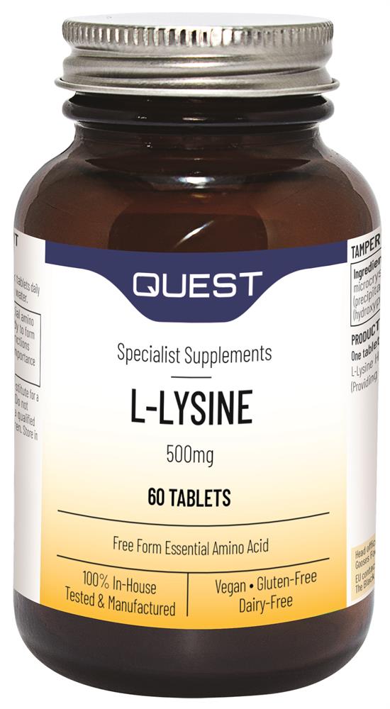 Quest L-Lysin 500 mg 60 Registerkarten