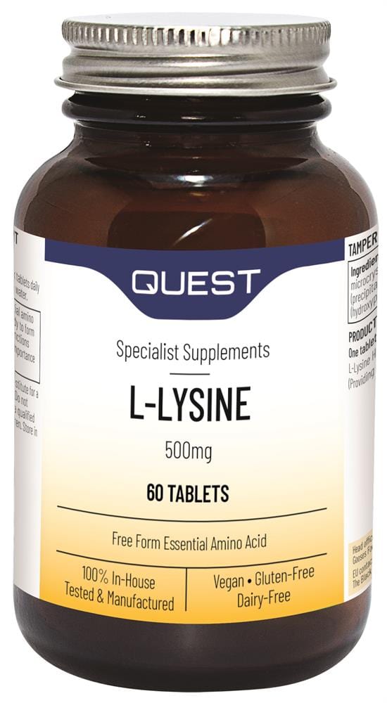 Quest L-Lysine 500mg 60 καρτέλες