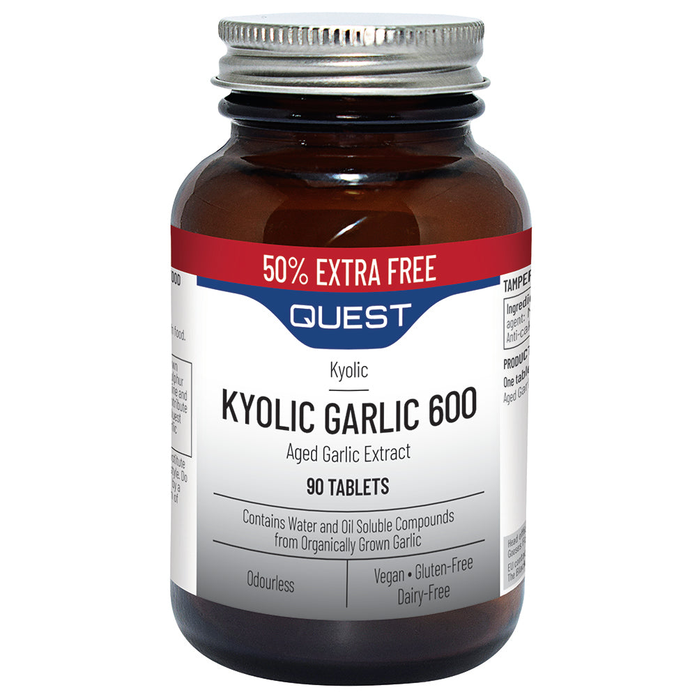 Quest Kyolic чесън 600mg E/F (50% допълнително безплатно)