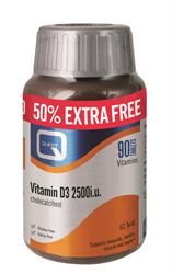 VITAMIN D 2500i.u  (50% EXTRA FREE), Quest