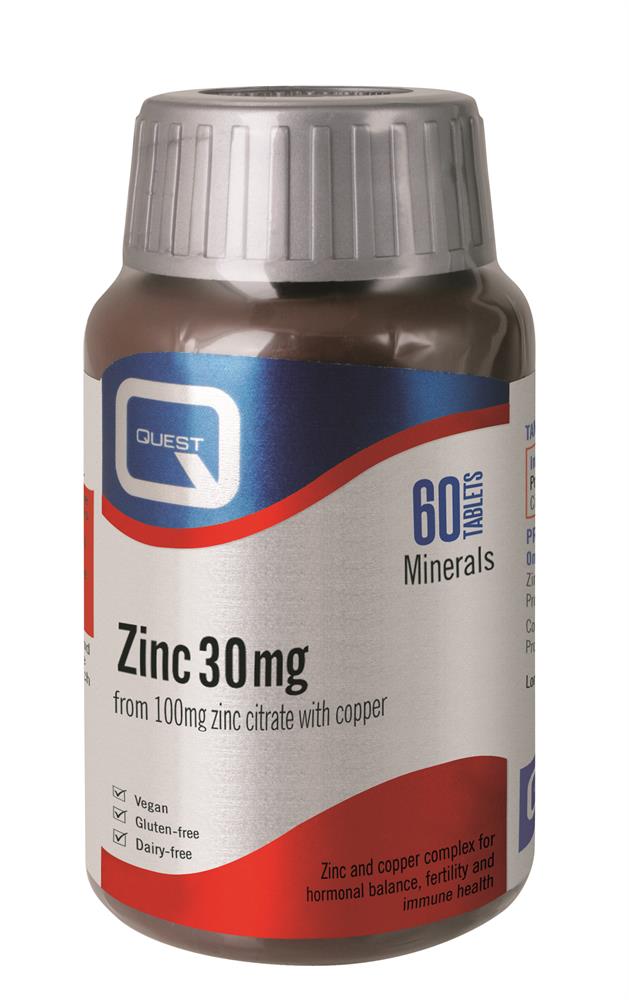 Quest Zinc Citrate 30mg