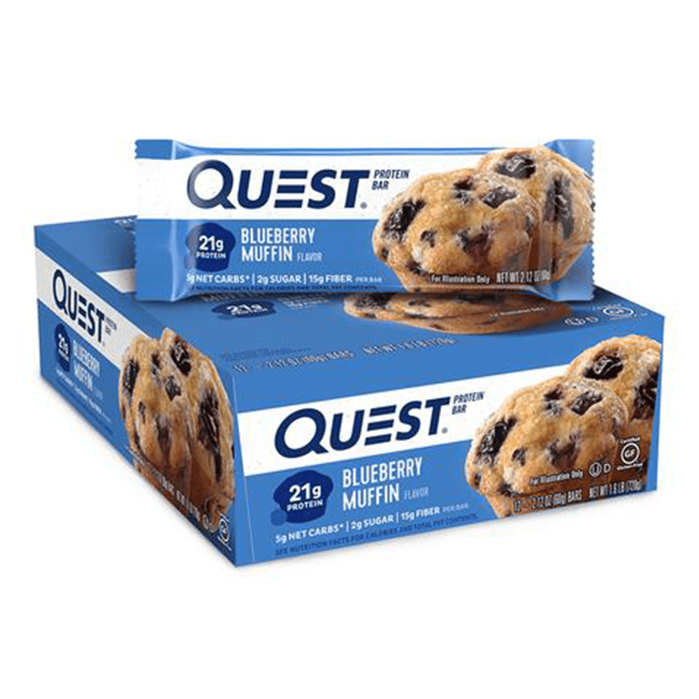 Quest Nutrition Bar 12x60g Blueberry Muffin