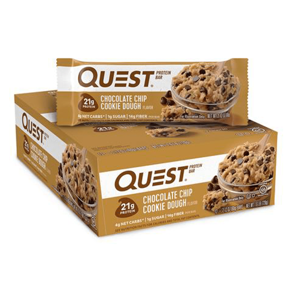 Quest Nutrition Bar 12x60g Chocolate Chip Cookie Dough