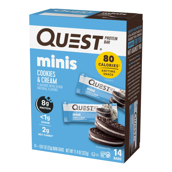 Quest Nutrition Mini Protein Bar 8x32g Cookies & Cream