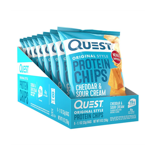 Quest Nutrition Protein Chips 8x32g Cheddar & Sour Cream