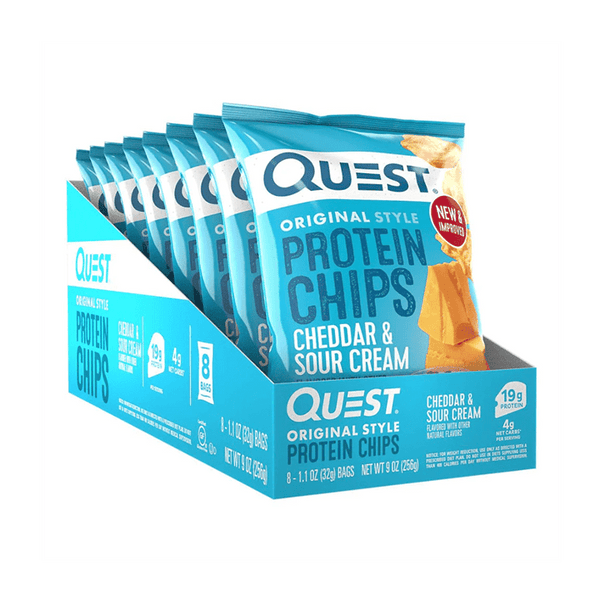 Quest Nutrition Protein Chips 8x32g Cheddar & Sour Cream