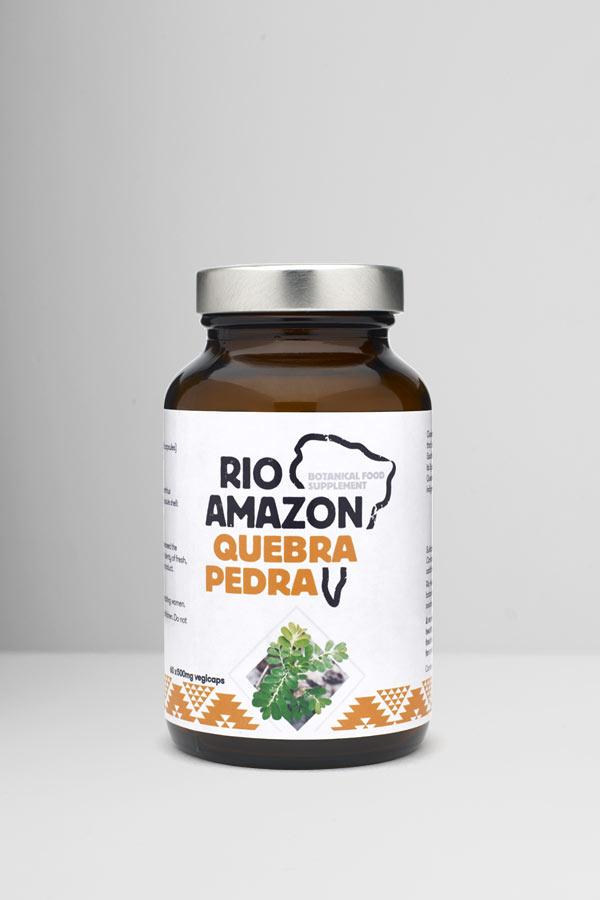 Rio Amazon Supplements Quebra Pedra (Chanca Piedra)  500mg- 60 Capsules - Welzo