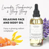 Made By Coopers Relaxing Face & Body Oil 100% Natural Plant Oils and Essential Oils 100ml