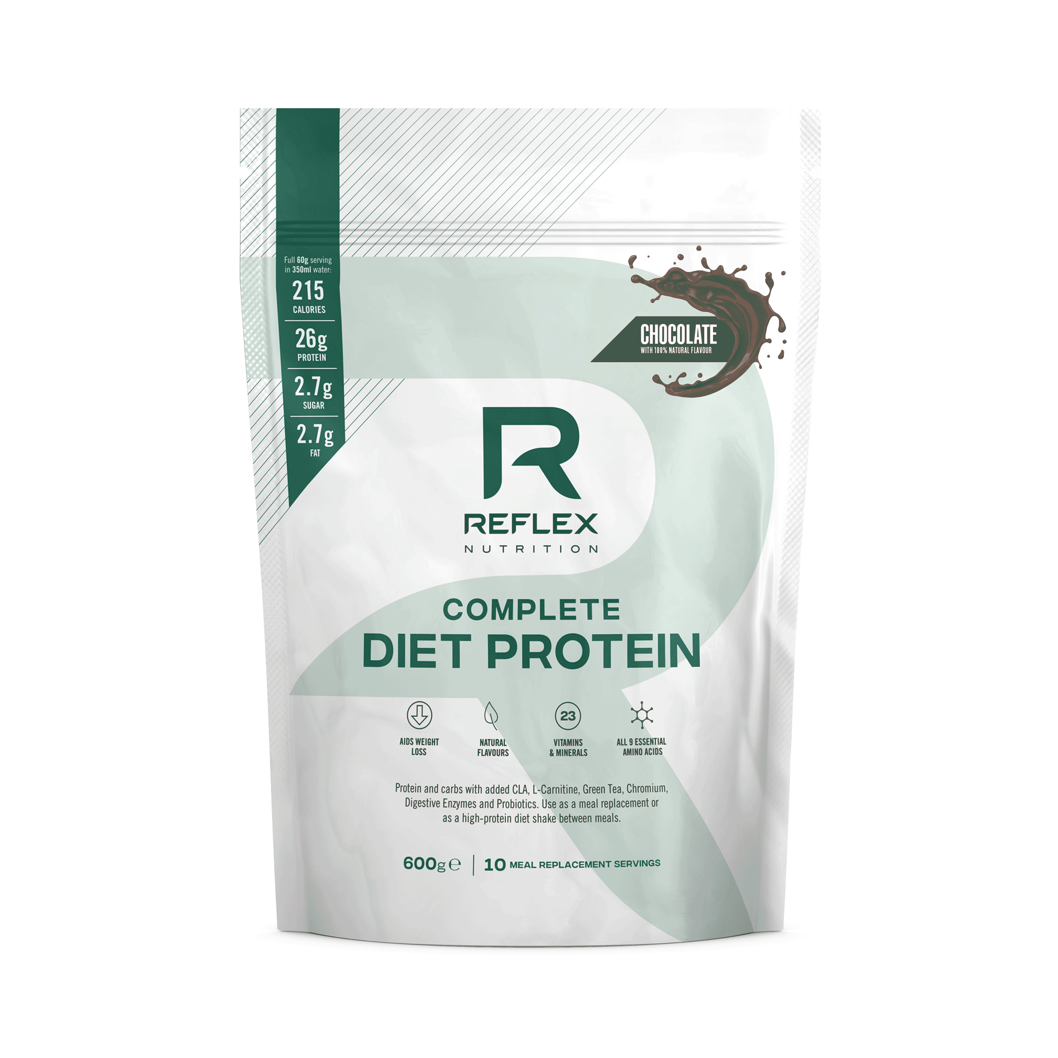 Reflex Nutrition Complete Diet Protein 600g Chocolate