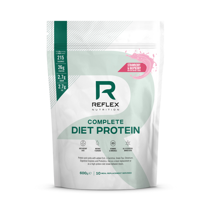 Reflex Nutrition Complete Diet Protein 600g Strawberry and Raspberry