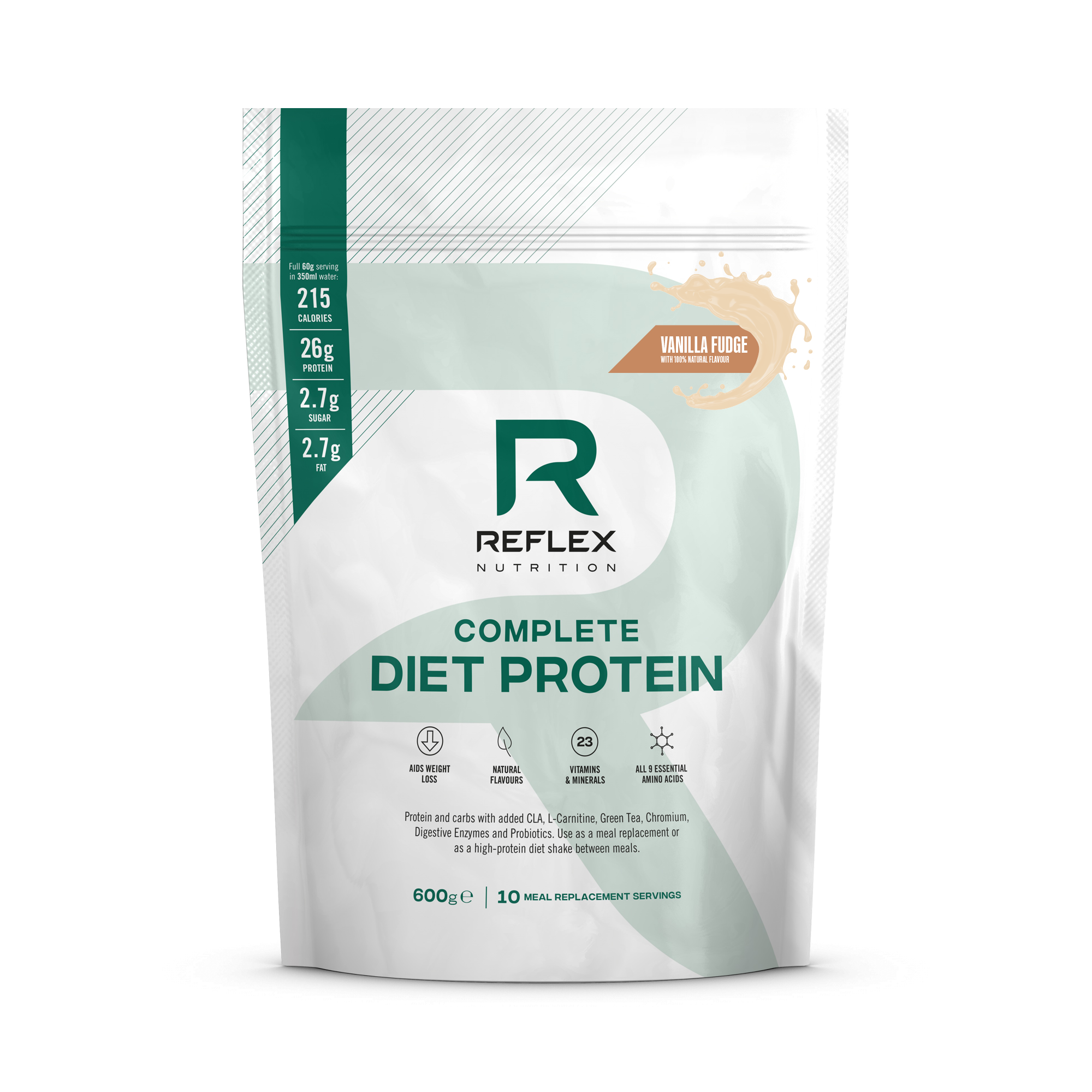 Reflex Nutrition Complete Diet Protein 600g Vanilla Fudge