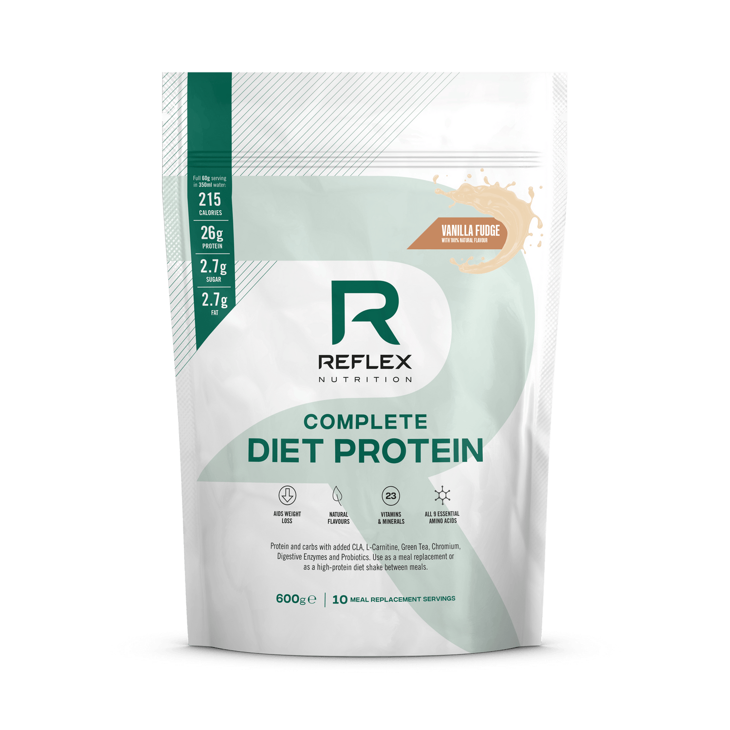 Reflex Nutrition Complete Diet Protein 600g Vanilla Fudge