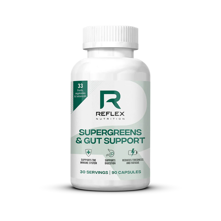 Reflex Nutrition Supergreens & Gut Support 90 Veg Caps