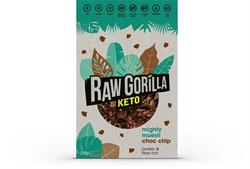 Raw Gorilla Keto Mighty Muesli Choc Chip 250g, Raw Gorilla