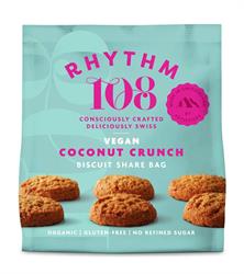 Coconut Crunch Biscuit Bag 135g, Rhythm 108