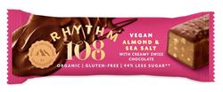 A Swiss chocolate coated bar - Sweet 'N' Salty Almond flavour., Rhythm 108