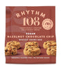 Rhythm 108 Swiss Vegan Hazelnut Chocolate Chip Share Bag 135g