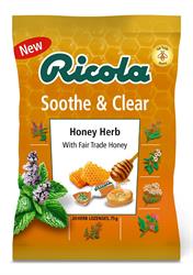 Soothe & Clear Honey Herb 75g, Ricola