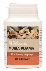 Muirapuama 500mg (5:1 Extract) 90 Capsules, Rio Amazon