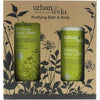 Urban Veda Purifying Bath & Body Gift Set for Oily and Acne Prone Skin - Includes Body Wash 200ml and Body Lotion 250ml