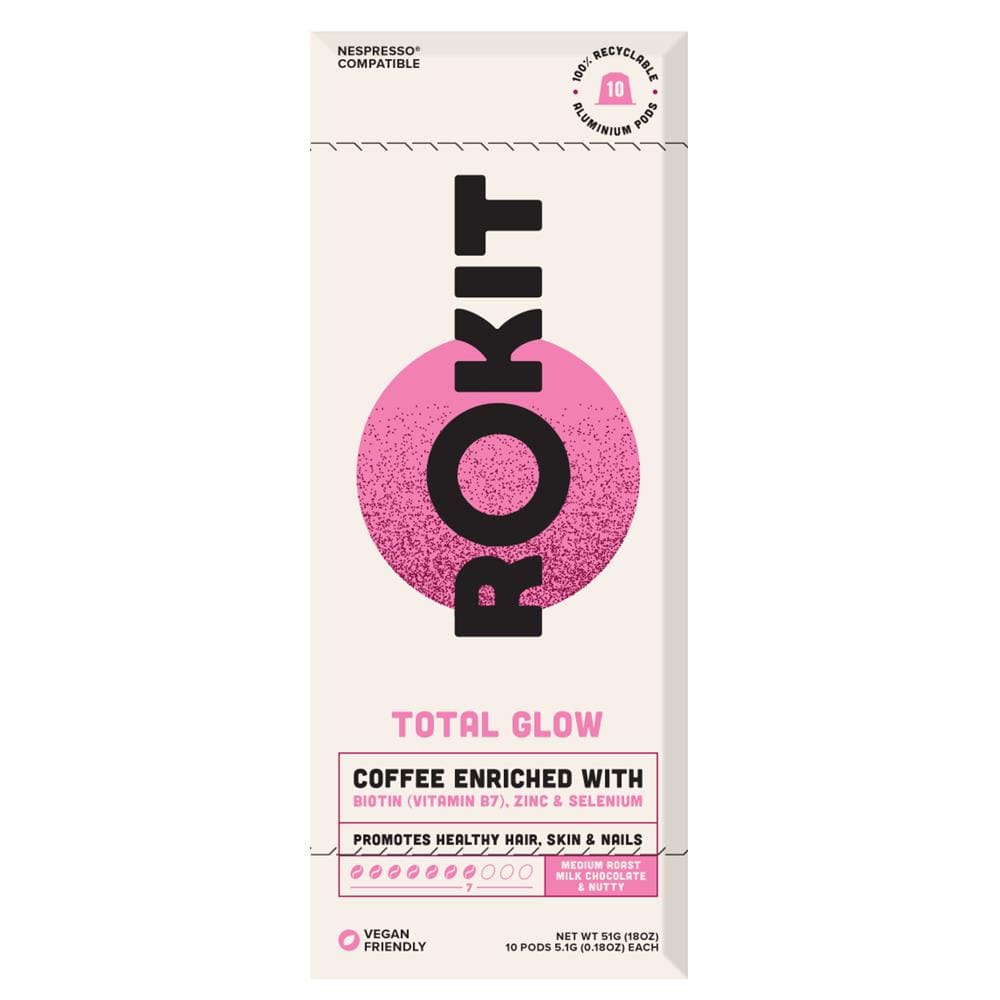 Pod rokit pod Nespresso Coffee Glow Total Glow - 10 Pod Pack