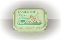 6 Medium Organic Free Range Eggs (Van & Pallet orders only), Rookery Farm