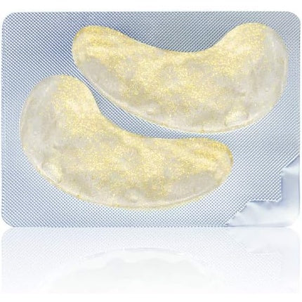 BEAUTYBLVD Devine Hydra-Gel Gold Radiance Eye Mask Pack - Re-energize, Tighten, Hydrate, and Soothe