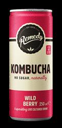 Kombucha Wild Berry 250ml, Remedy Kombucha