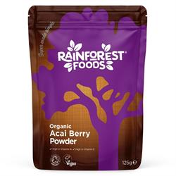 Organic Freeze Dried Acai Berry Powder 125g, Rainforest Foods