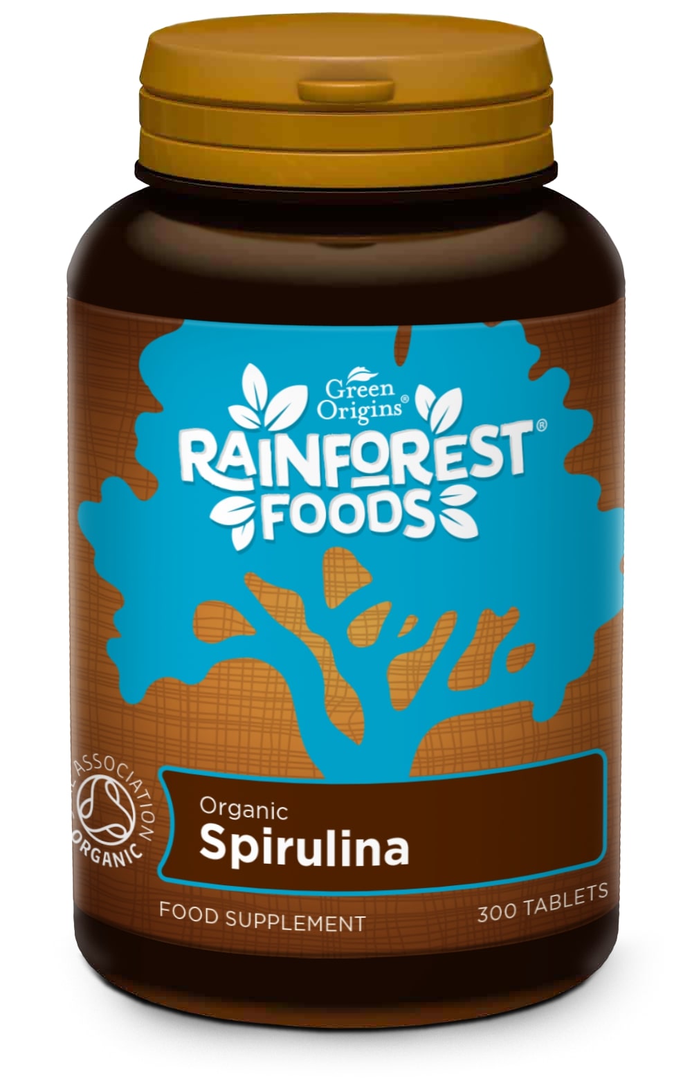 Τρόφιμα τροπικών δασών βιολογικά δισκία Spirulina 500mg 300