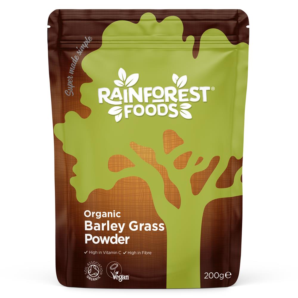 Rainforest Foods Bio -Neuseeland Gerstegraspulver 200g