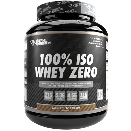 Refined Nutrition 100% Iso Whey Zero 2.27kg Cookies and Cream