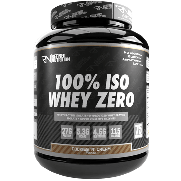 Refined Nutrition 100% Iso Whey Zero 2.27kg Cookies and Cream