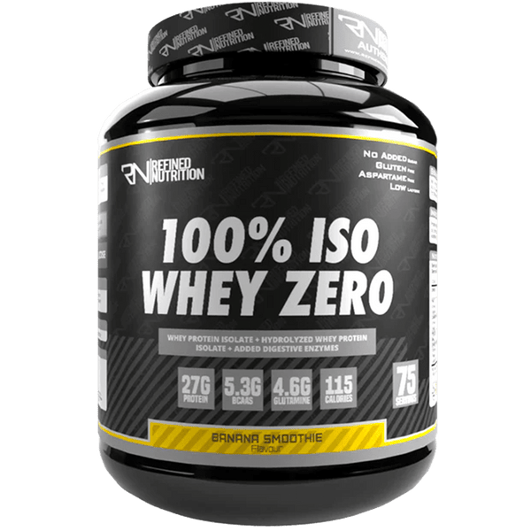 Refined Nutrition 100% Iso Whey Zero 2.27kg Banana Milkshake