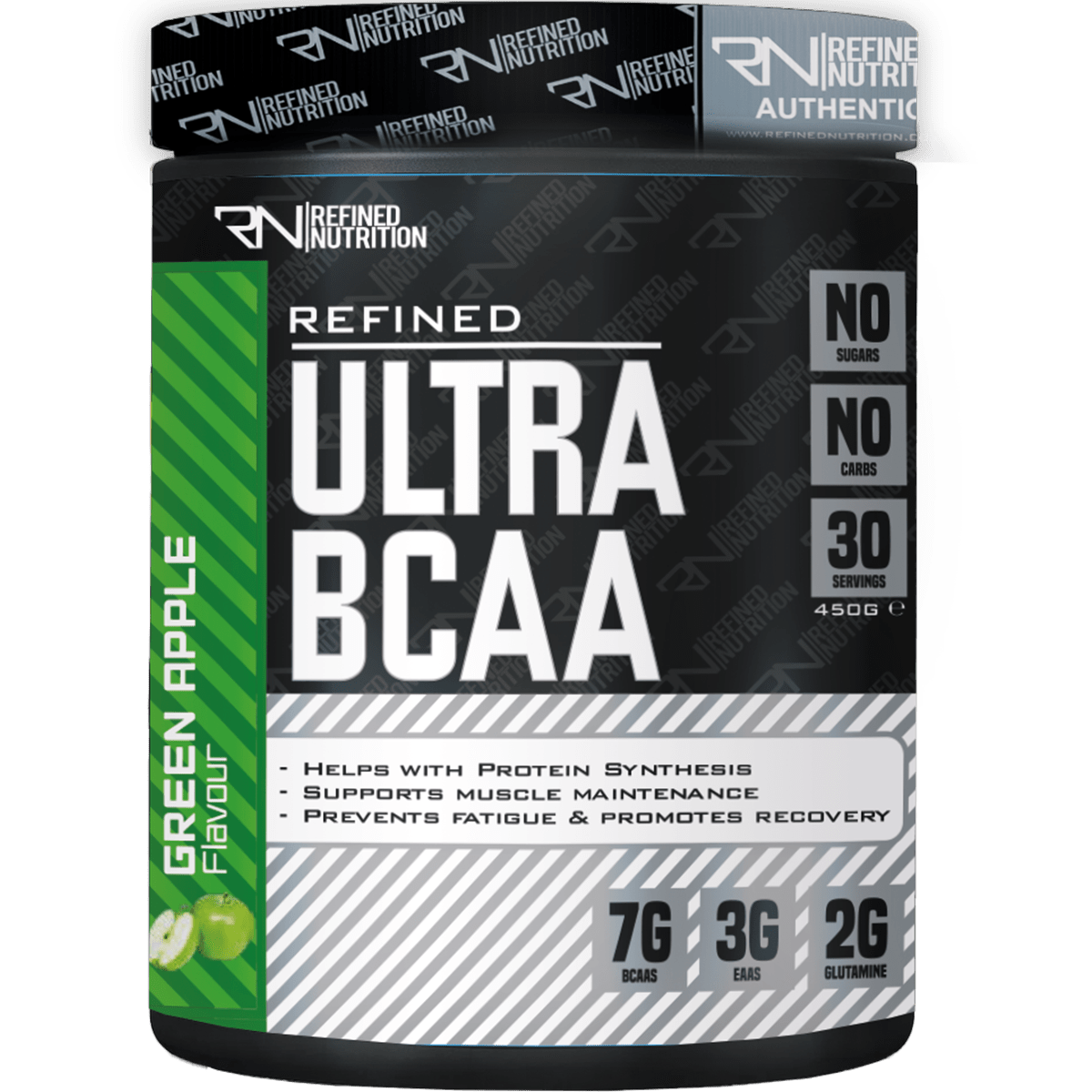 Refined Nutrition Ultra BCAA 450g Green Apple