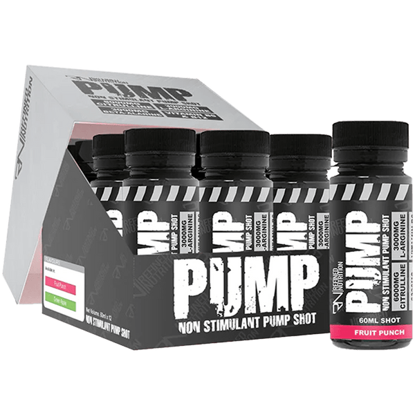 Refined Nutrition PUMP Pre-Workout Shots 12 x 60ml Fruit Punch