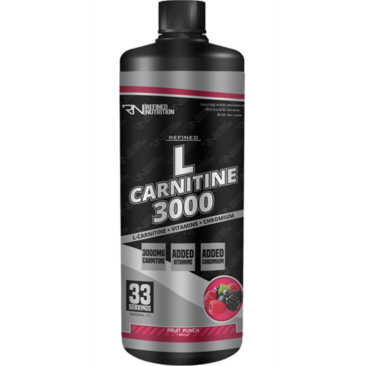 Refined Nutrition L-Carnitine 3000 500ml Fruit Punch