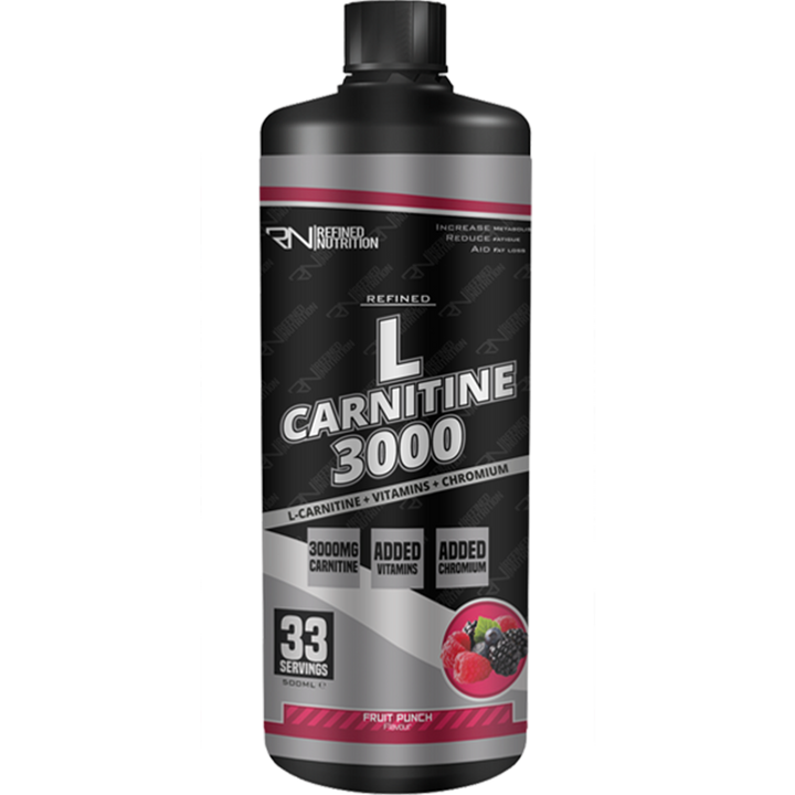 Refined Nutrition L-Carnitine 3000 500ml Fruit Punch