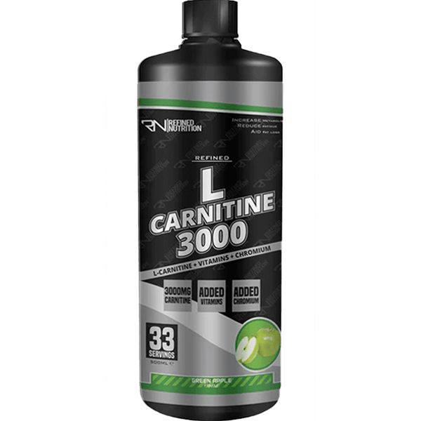 Refined Nutrition L-Carnitine 3000 500ml Green Apple