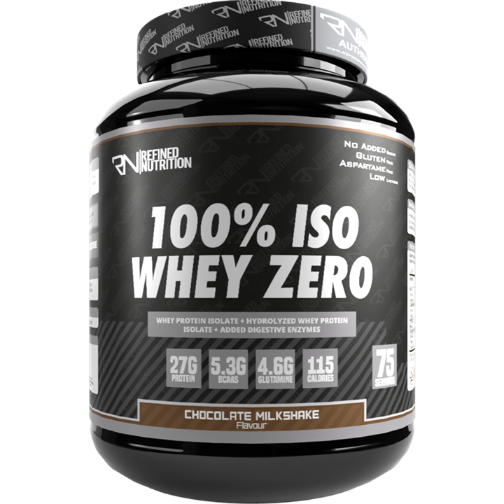 Refined Nutrition Refined 100% Iso Whey Zero 2.27kg Chocolate Milkshake